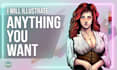 create professional and cinematic comic and concept illustration