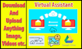 download and upload anything from your links and shared you
