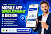 build android ios mobile app development using flutter and ai app creation
