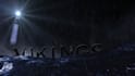 make scary stormy ocean lighthouse logo reveal intro