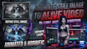 animate still image to amazing alive video, do loop motion animation