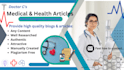 provide SEO medical and health articles and blogs in english