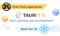 develop a tauri desktop app