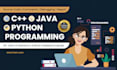do your cpp, java, python programming projects