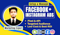 setup shopify facebook ads campaign instagram meta advertising marketing expert