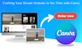 create your canva website in 12 hours