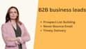 do b2b targeted business leads for any business