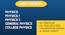 tutor in physics test, paper, assignment, quiz, course