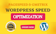 wordpress page speed optimization or speedup in gtmetrix and pagespeed