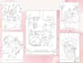 draw digital coloring book pages for children