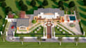 do landscape, garden, fireplace, pool, ,backyard deck and patio 3d design