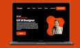 create website and landing page UX UI design