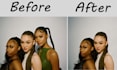 remove object, people and background of 5 photos
