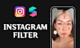 create instagram filter with meta spark ar studio