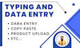 do data entry typing work