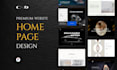 build a premium homepage design for your website in figma