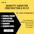 prepare complete boq and construction cost estimate