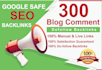 do 300 dofollow blog comments backlinks SEO link building