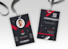 classic id card, name card design