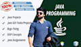 do java console, oop, swing, and javafx programming projects