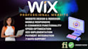 design your wix website, wix landing page, wix blog, wix ecommerce website