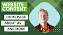 write sales driving website content