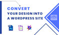 convert figma, PSD, xd, ai to responsive wordpress elementor website