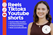 create reels, tiktoks, youtube shorts