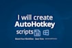 create autohotkey scripts for excel, web, windows task automation