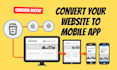 convert website to app using flutter webview