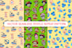 unique vector seamless textile repeat pattern