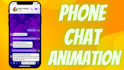 create a text messages chat animation