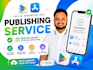 react native app developer, ios, android app publishing