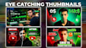 design eye catching youtube thumbnail design in 1 hour