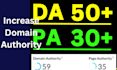increase moz da 50 plus in 10 days