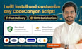 customization of active ecommerce, 6ammart, install any codecanyon script