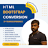 convert PSD to html, figma to html css bootstrap 5 responsive websites