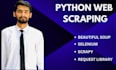 do web scraping, python web scraping, data extraction
