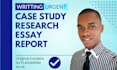 write quality case study analysis, research, summary and essay writing