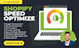 do shopify speed optimization and increase shopify store score in 24h