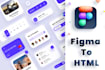 turn your figma design to real website with HTML,CSS and js
