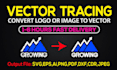 vector tracing, vectorize, convert logo or image to vector