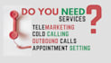 do usa cold calls, appointment setting, telemarketing