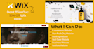 wix website design, redesign and make small changes
