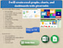 create excel graphs, charts, and dashboards with pivot table