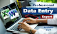 data entry and data analysis