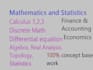 teach you advance level mathematics, statistics
