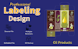 oil box packaging labeling design and die cut specialist