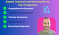 do in depth research and summarise any wellness topic you need