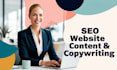 be your spectacular copywriter for seo website content